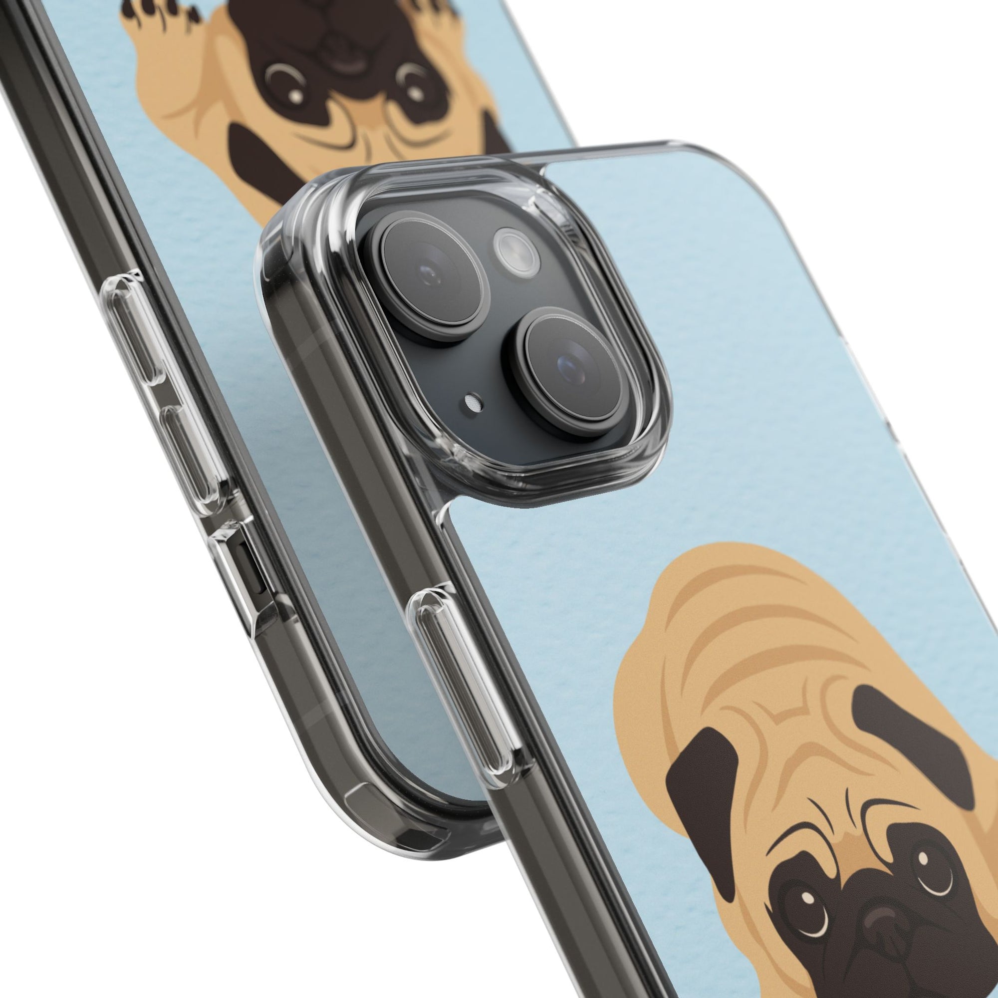 Clear Cute Puppy Impact-Resistant Cases