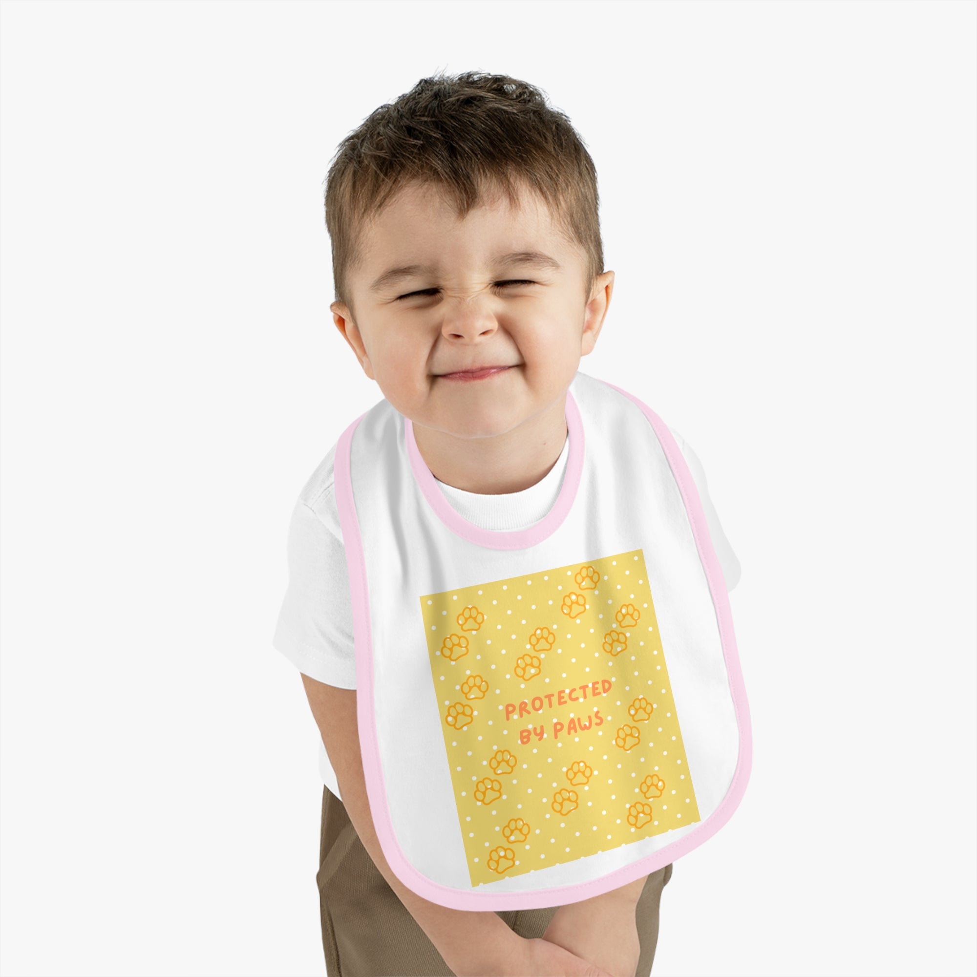 Baby Bib - Protected by Paws