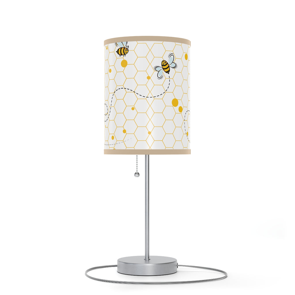 Chic Bee-Themed Table Lamp