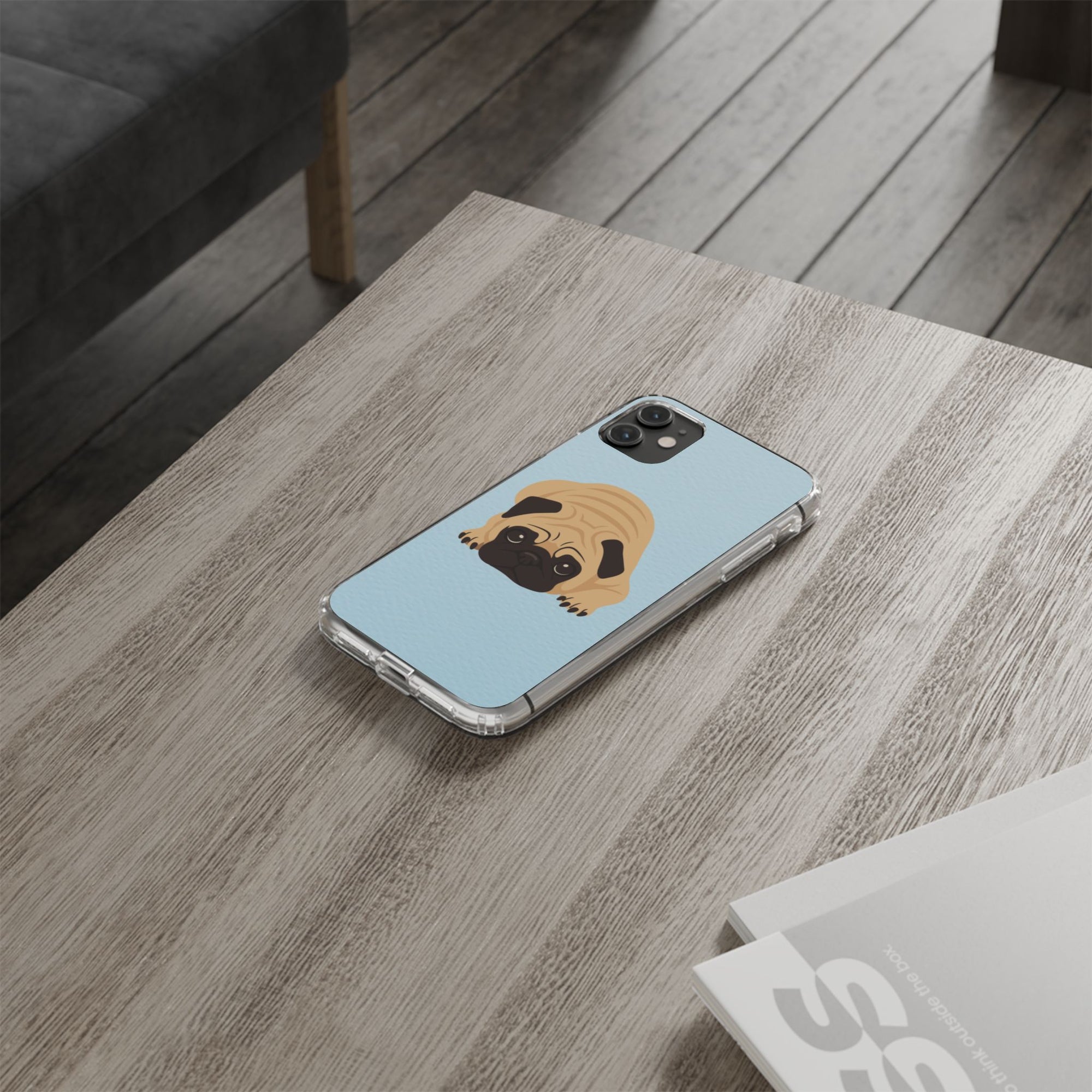Clear Cute Puppy Impact-Resistant Cases