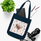 Cute Dog Lover's Organic Canvas Tote Bag