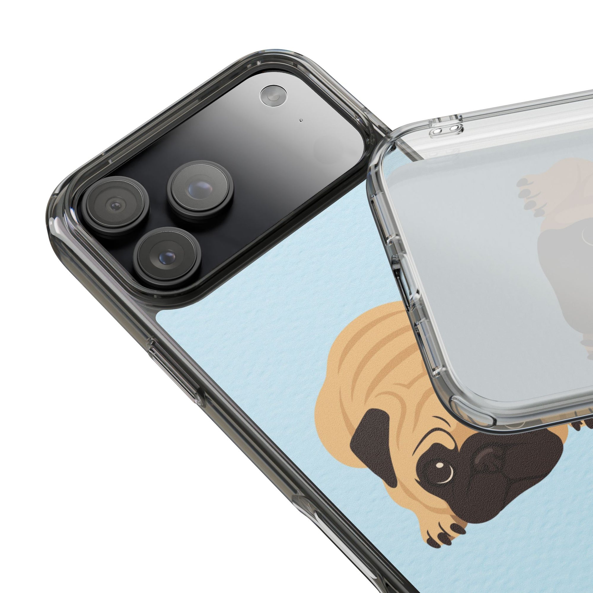 Clear Cute Puppy Impact-Resistant Cases