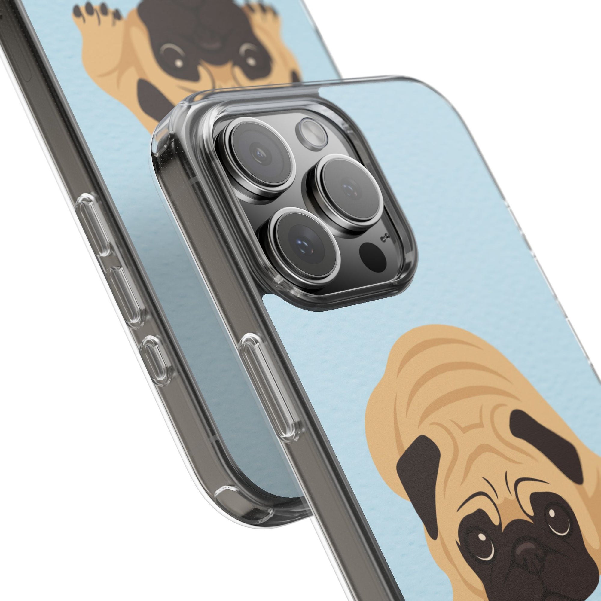 Clear Cute Puppy Impact-Resistant Cases