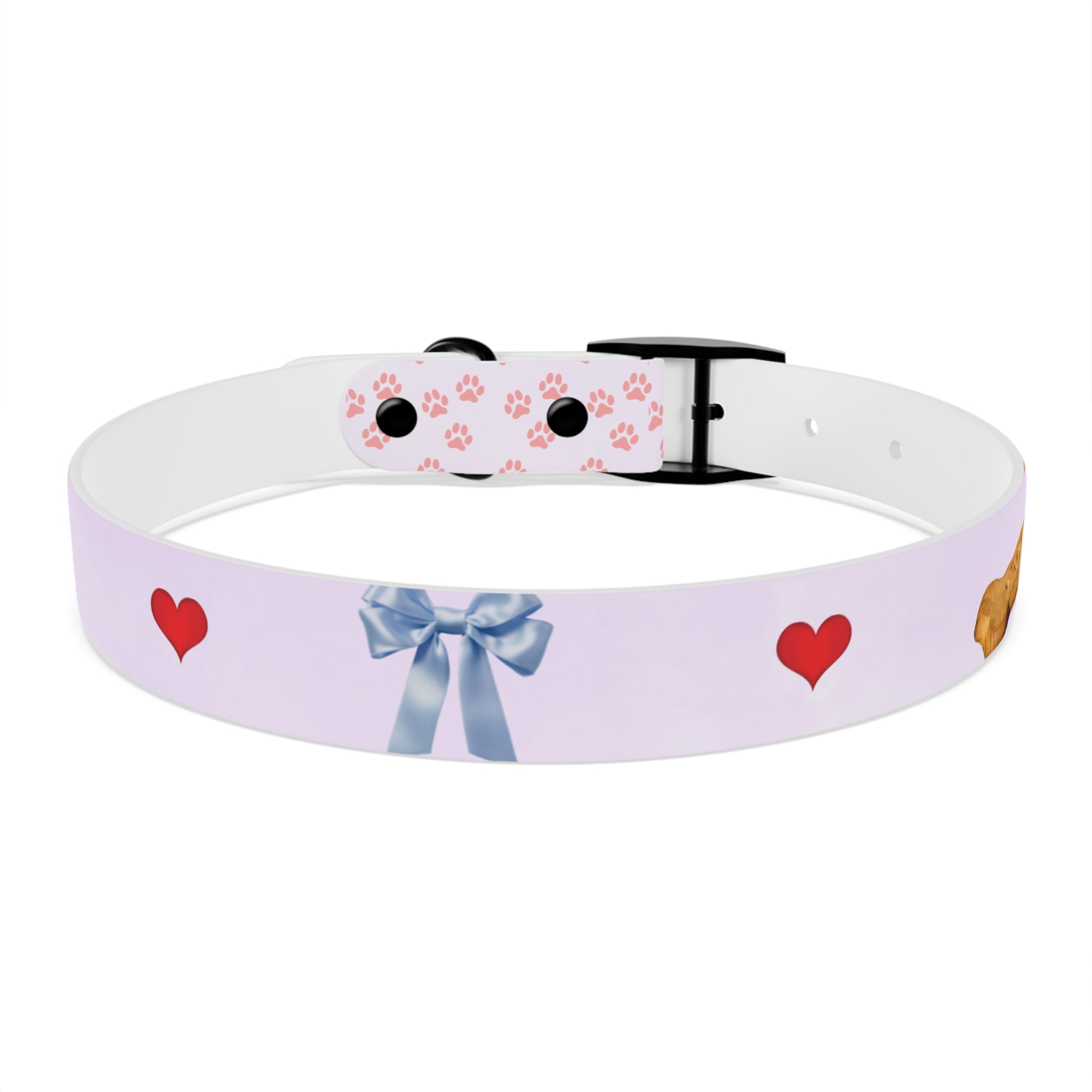 Charming Pet Collar with Paw Print Design