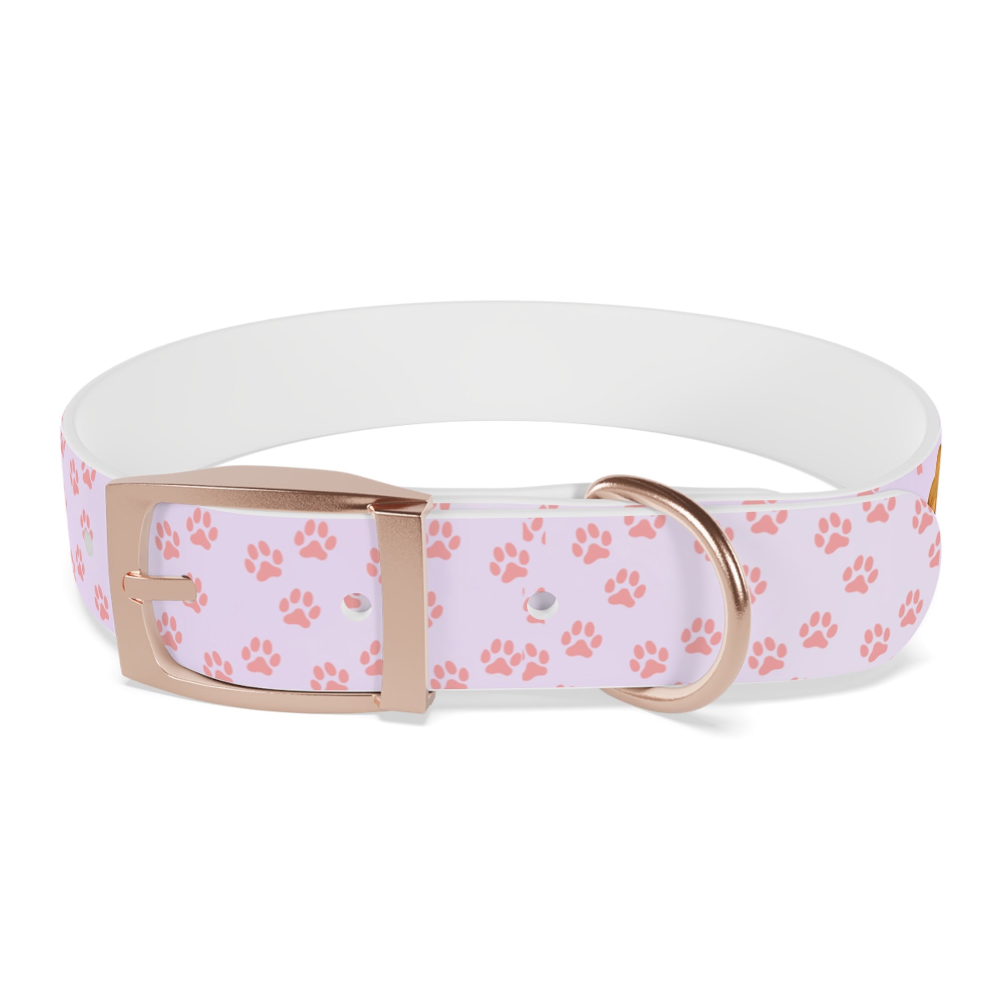 Charming Pet Collar with Paw Print Design