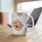 Whimsical Funny Pumpkin Mug 15oz -  Halloween Magic!
