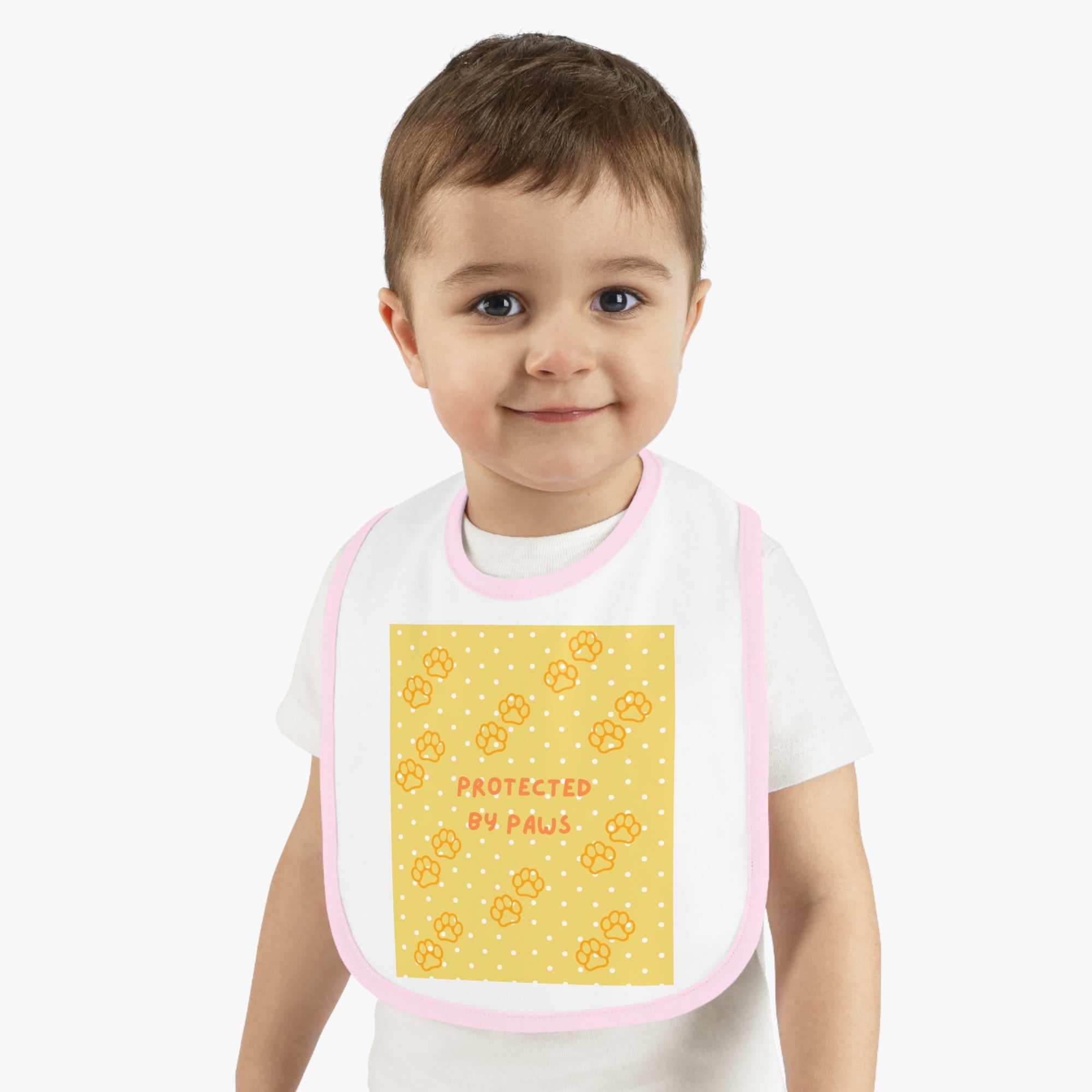 Baby Bib - Protected by Paws