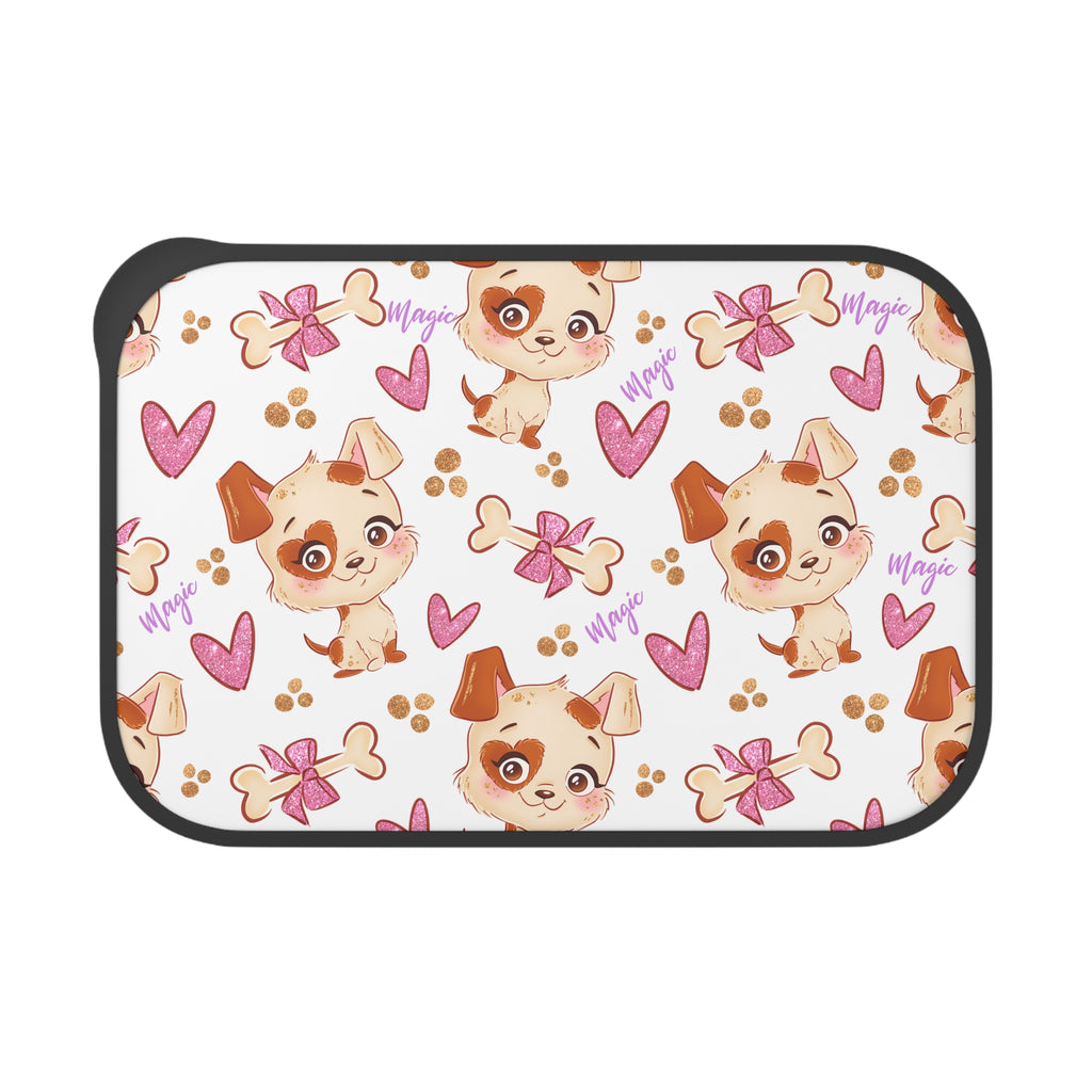 PLA Bento Box with Band and Utensils