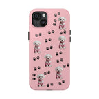 Tough Phone Case Cute Dog & Paws Design