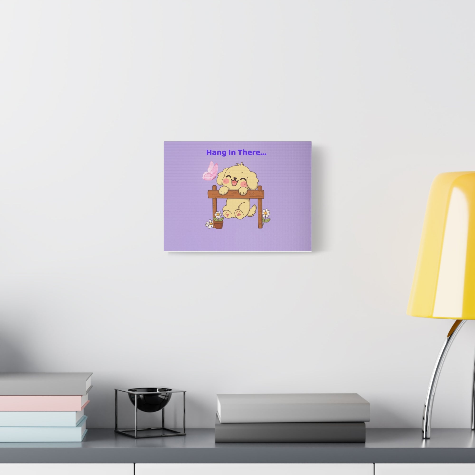 Charming Dog Canvas Print Wall Art