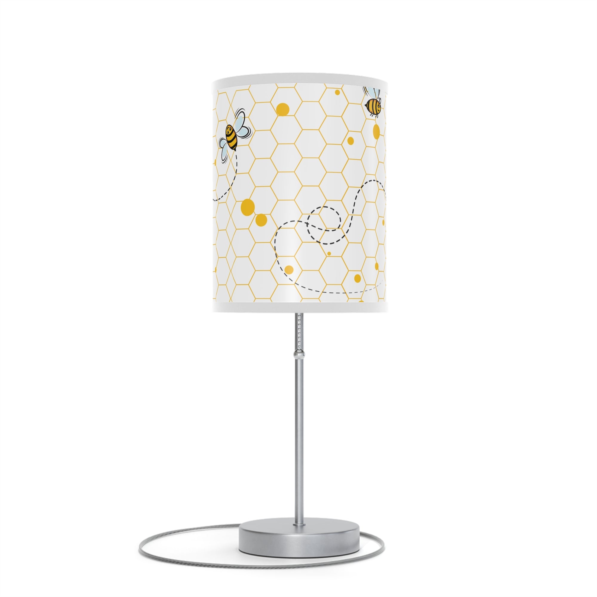 Chic Bee-Themed Table Lamp