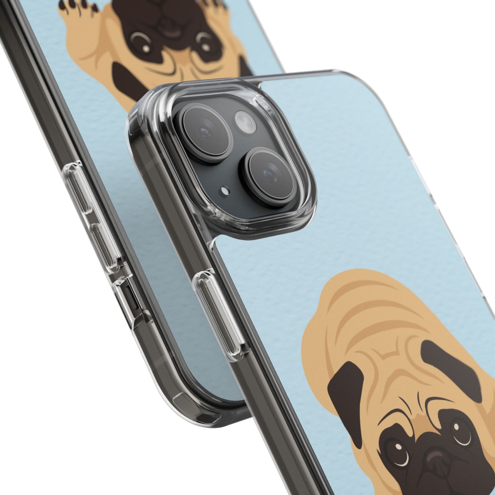 Clear Cute Puppy Impact-Resistant Cases