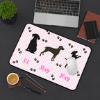 Charming Dog Themed Desk Mat