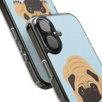Clear Cute Puppy Impact-Resistant Cases