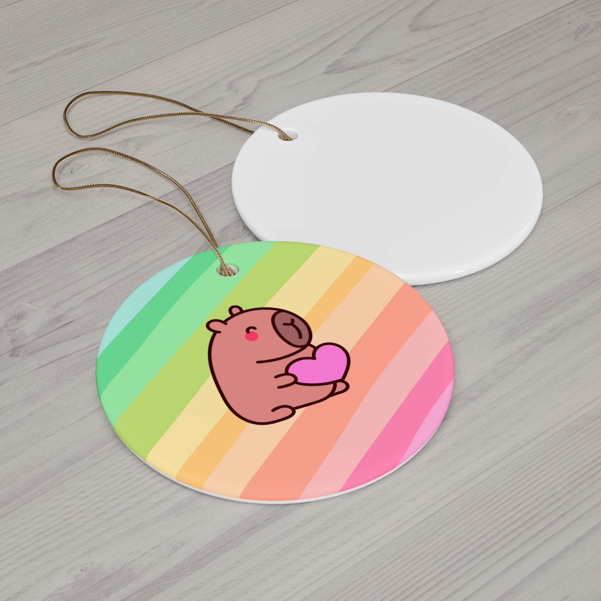 Cappybara or Customize Ceramic Ornament