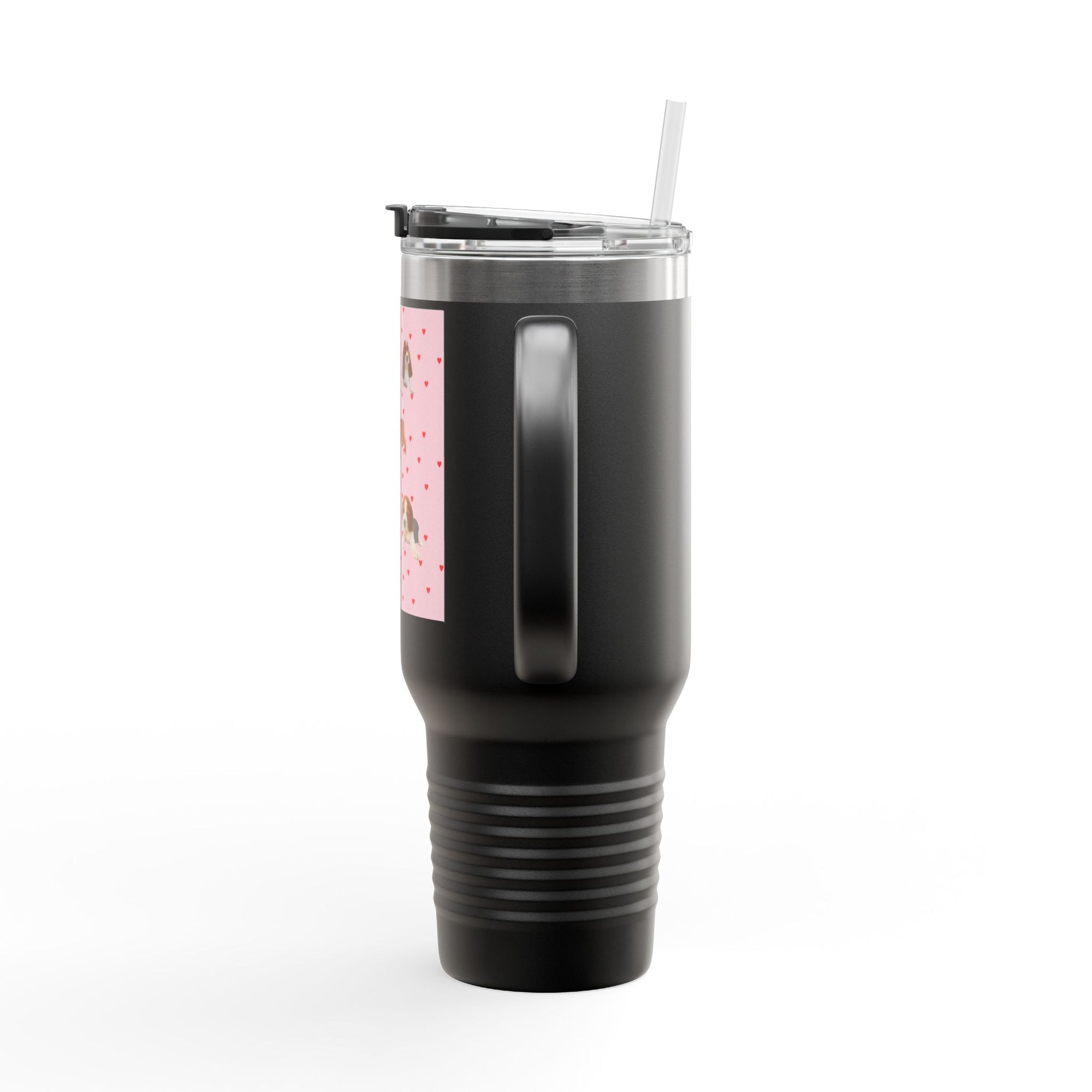 Cute Pet-Themed Insulated Travel Mug, 40oz