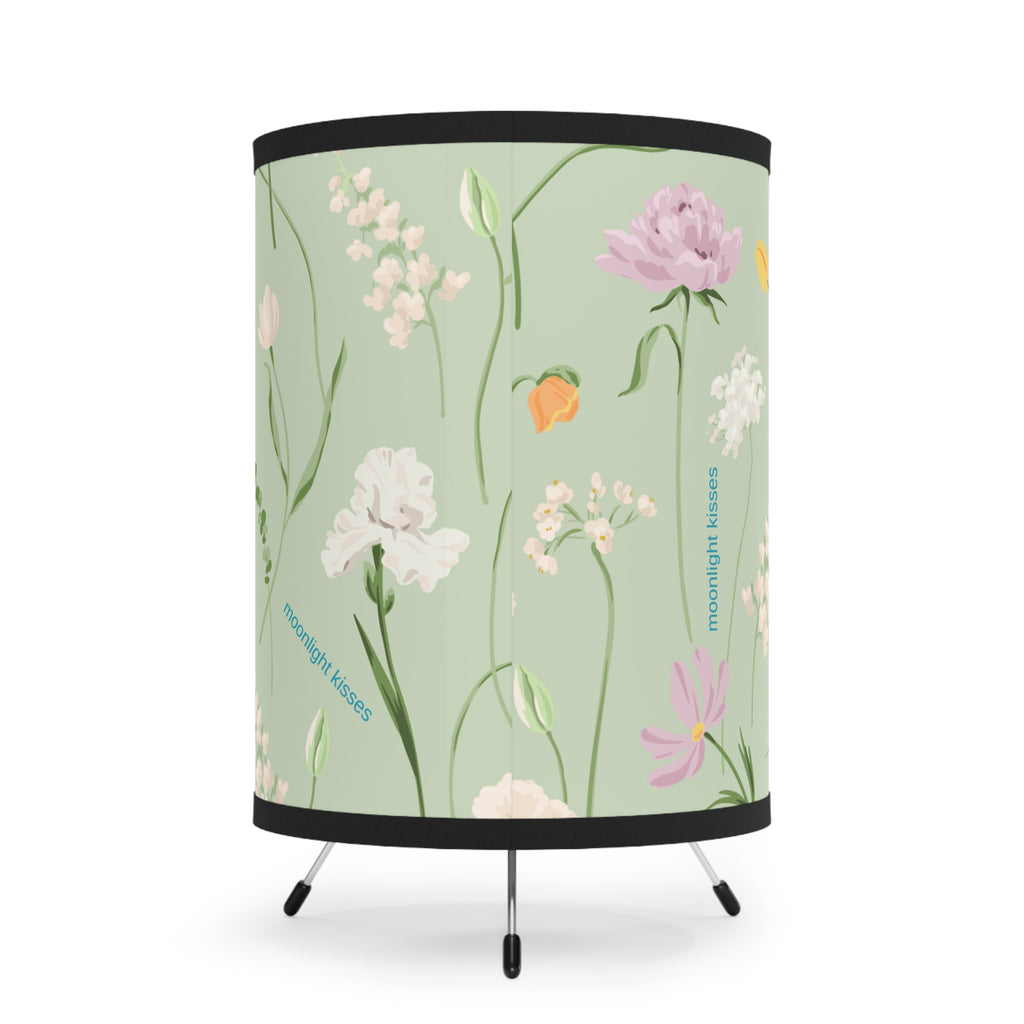 Floral Tripod Lamp