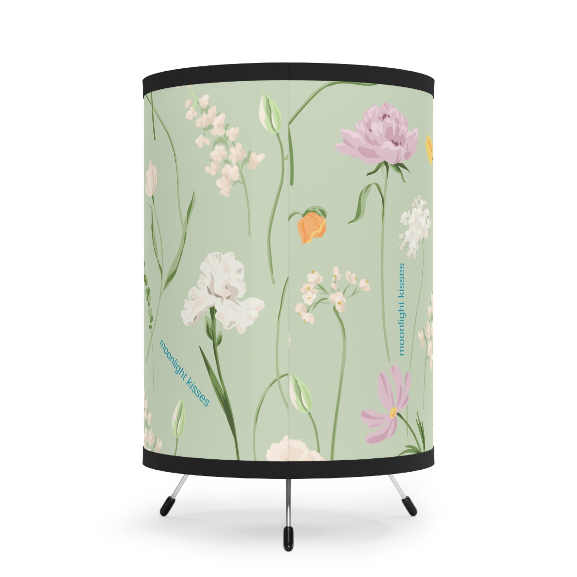 Floral Tripod Lamp