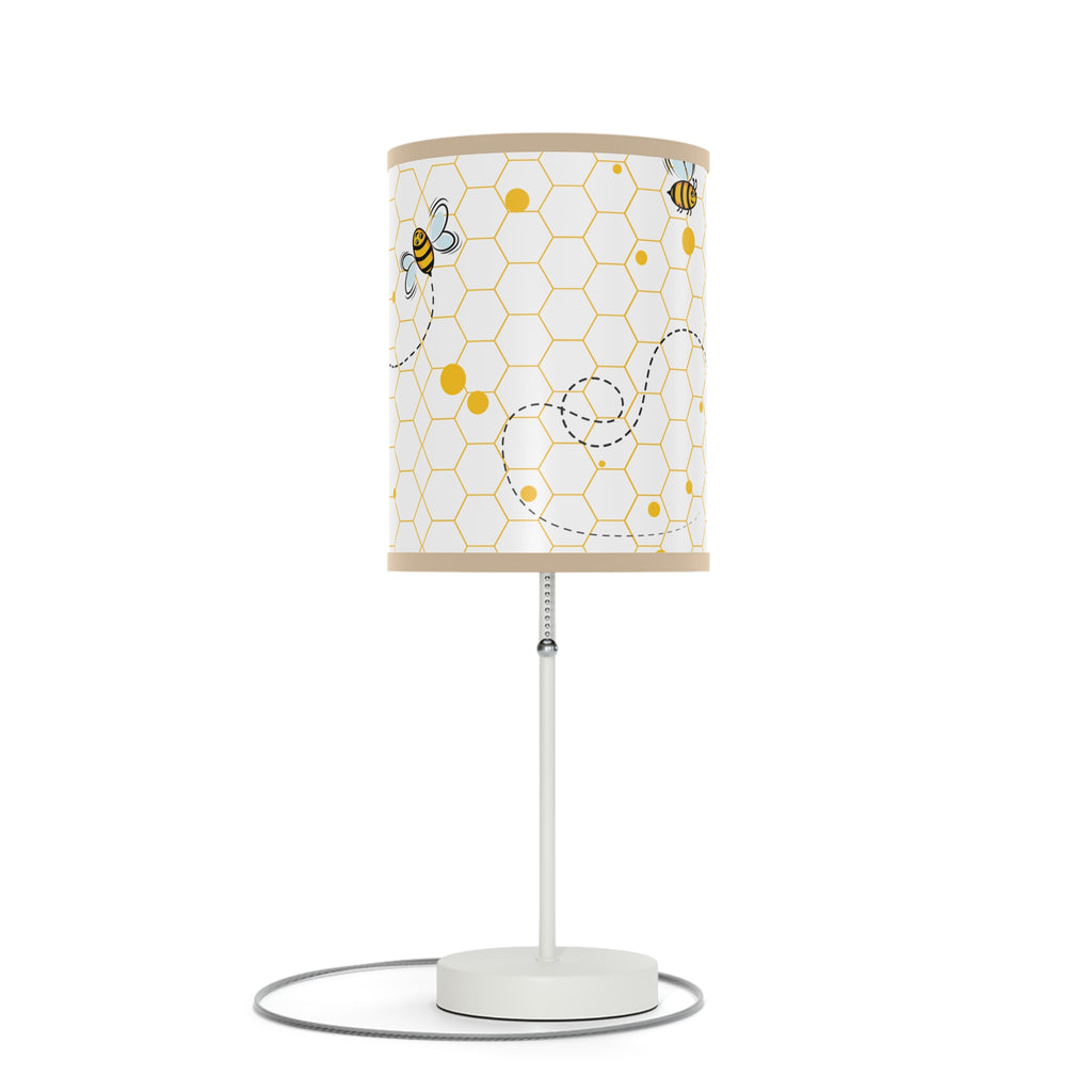 Chic Bee-Themed Table Lamp