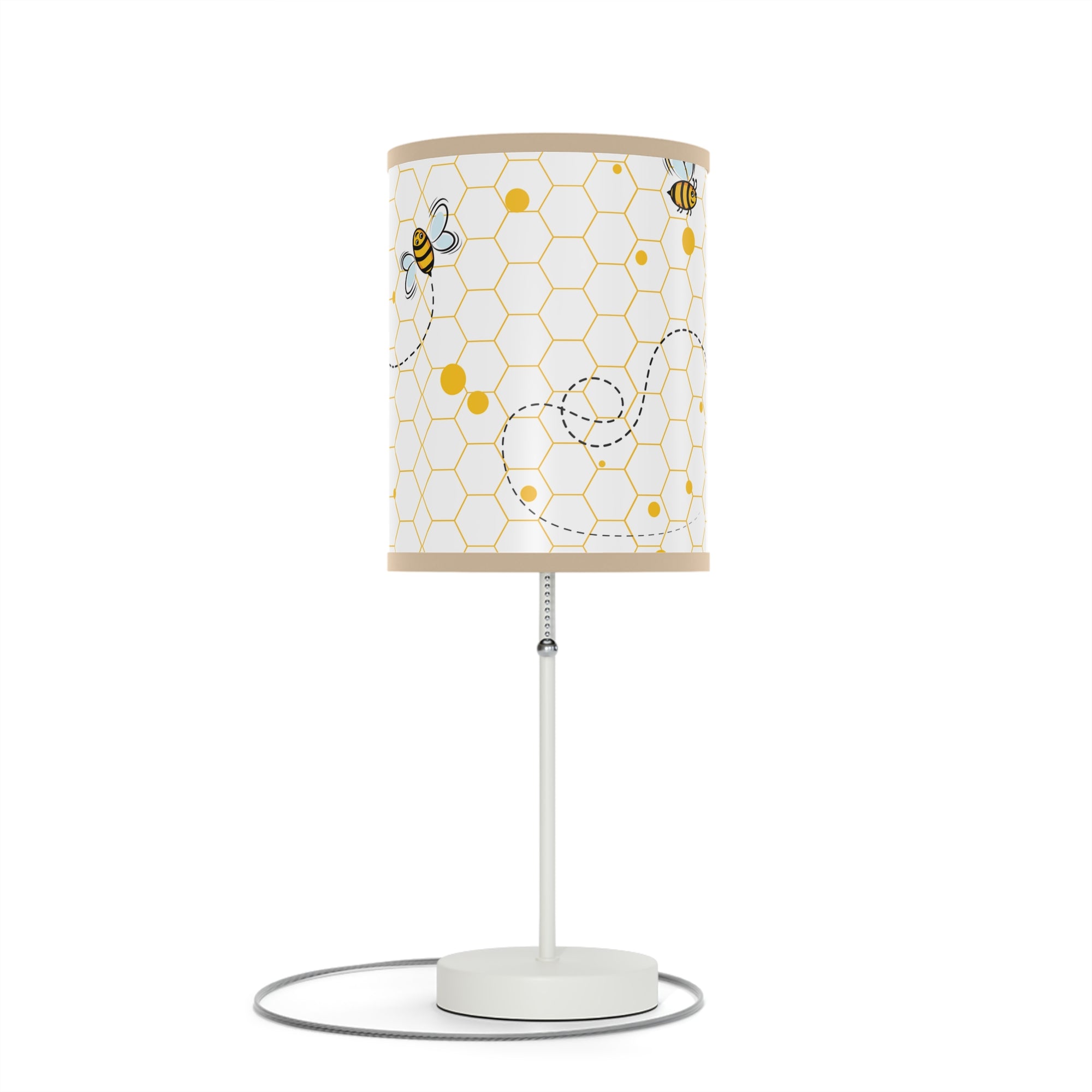 Chic Bee-Themed Table Lamp