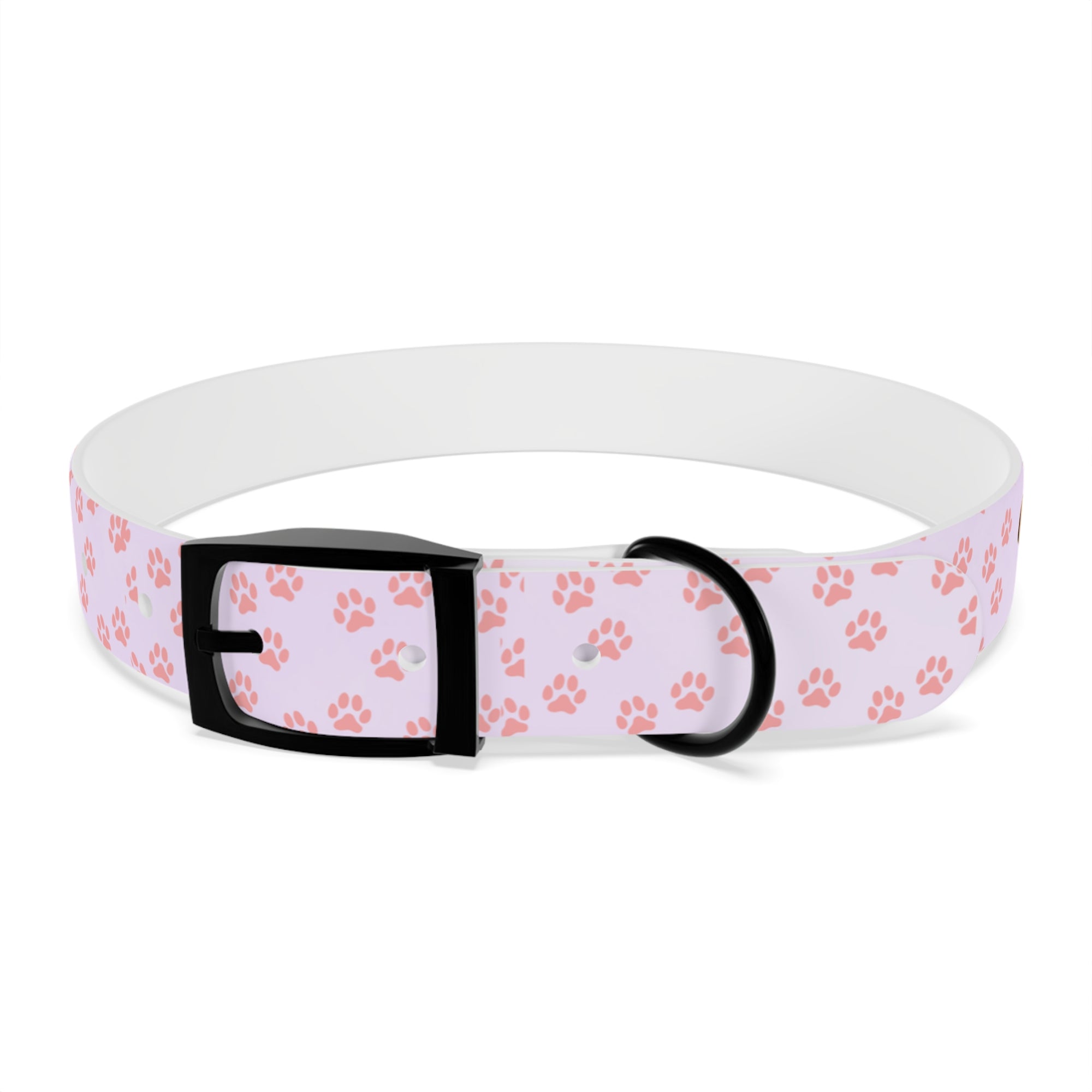 Charming Pet Collar with Paw Print Design