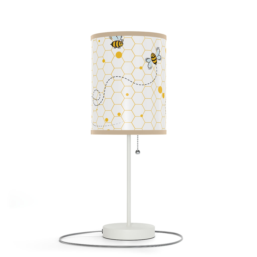 Chic Bee-Themed Table Lamp