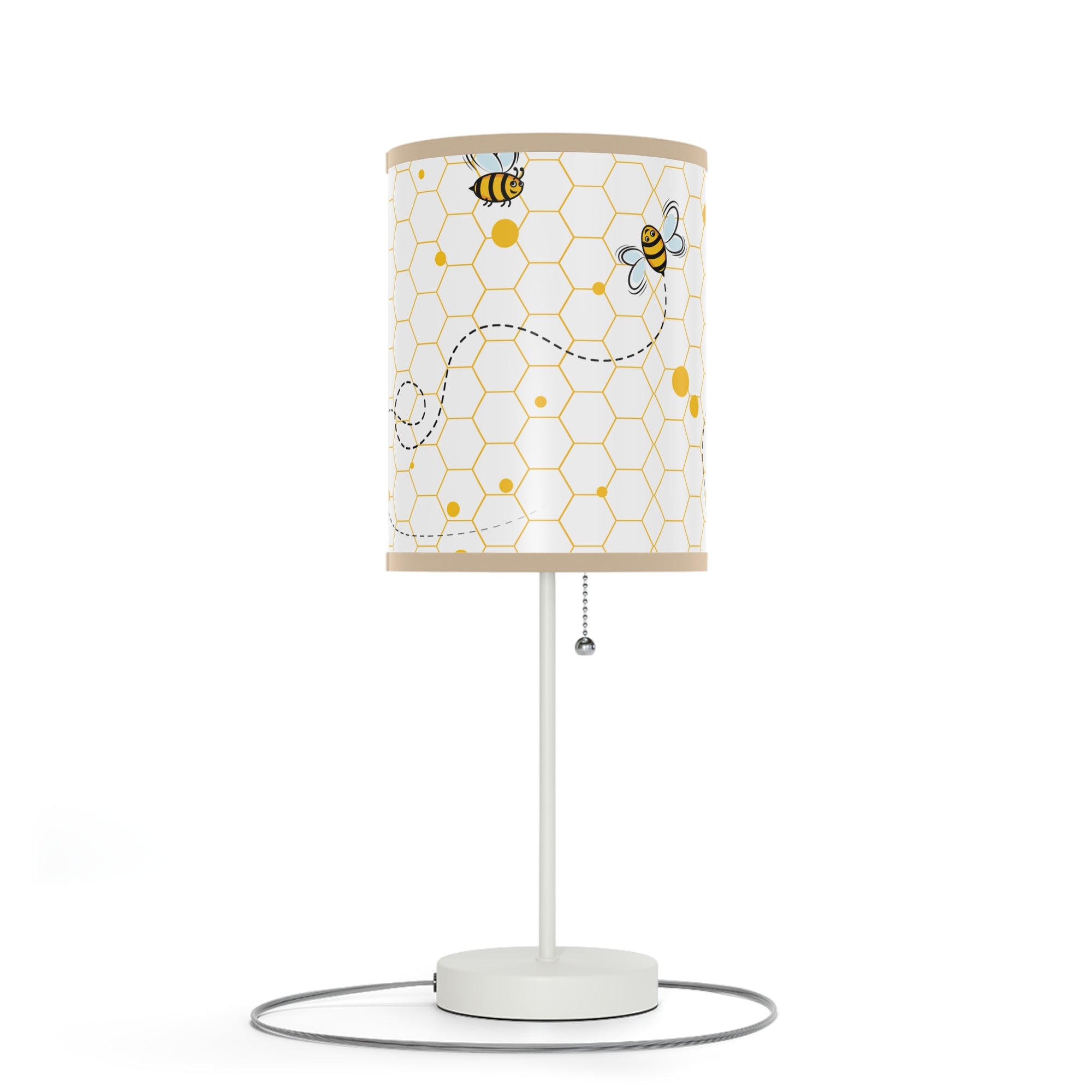 Chic Bee-Themed Table Lamp