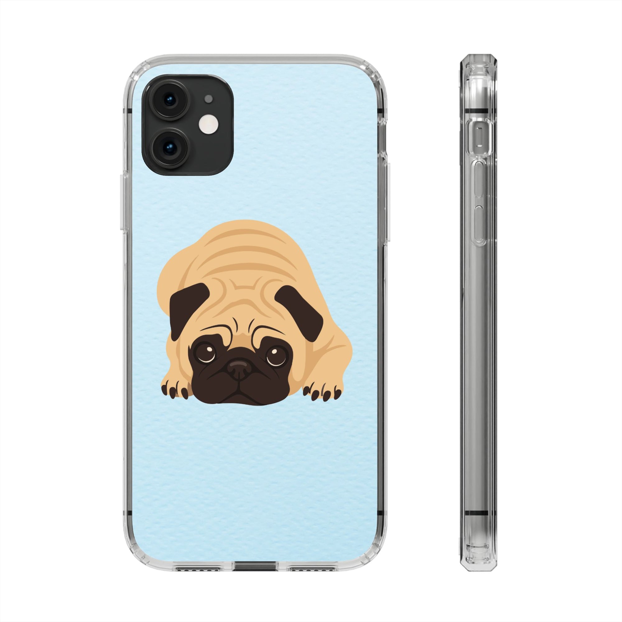 Clear Cute Puppy Impact-Resistant Cases
