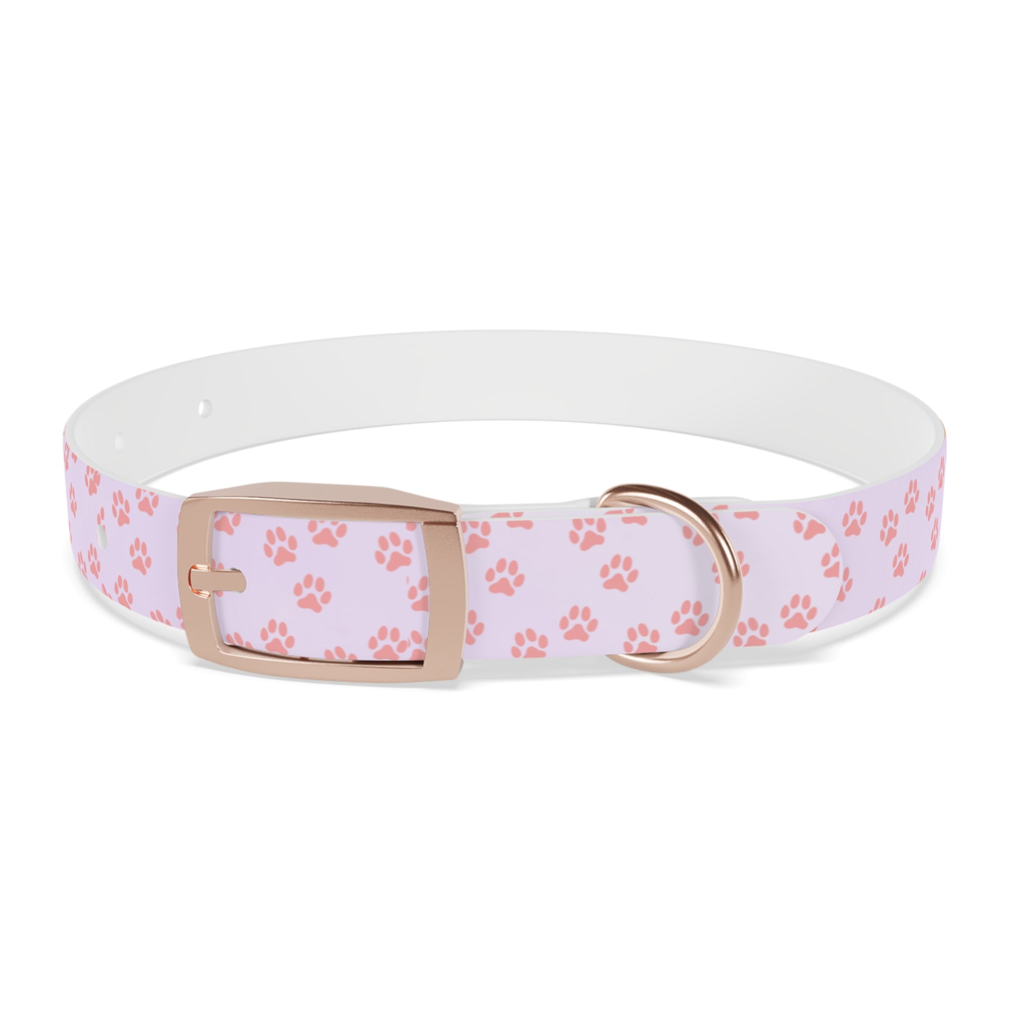 Charming Pet Collar with Paw Print Design