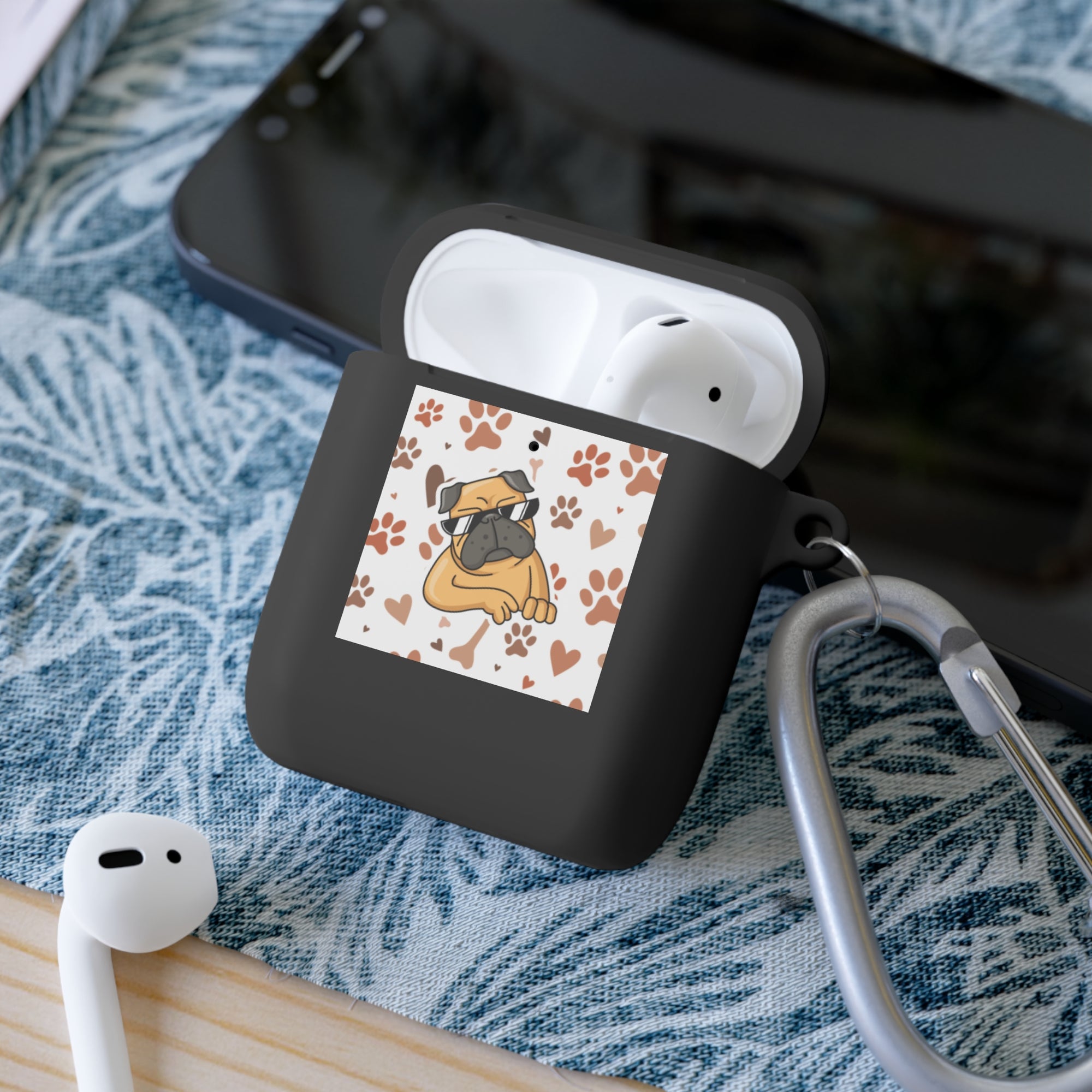 Cute Dog Paw Print AirPods Case Cover