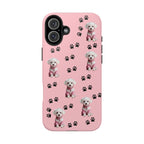 Tough Phone Case Cute Dog & Paws Design