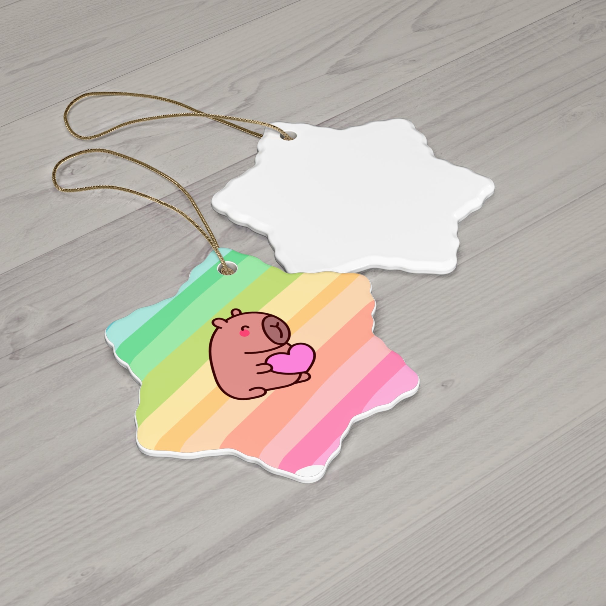 Cappybara or Customize Ceramic Ornament