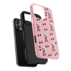 Tough Phone Case Cute Dog & Paws Design