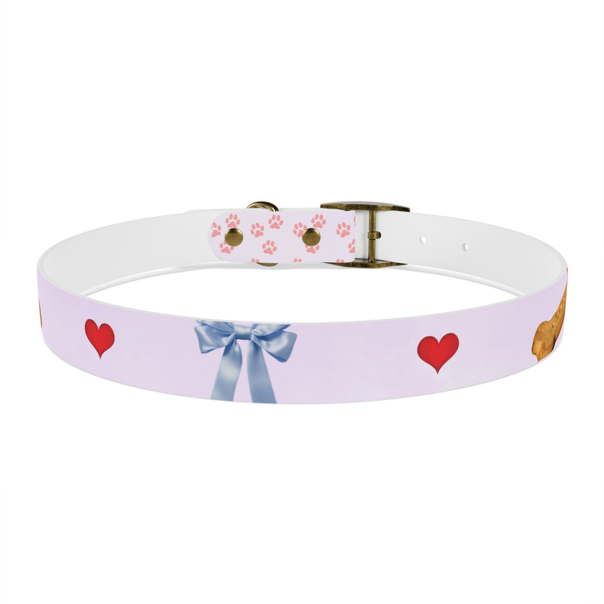 Charming Pet Collar with Paw Print Design
