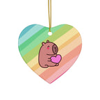 Cappybara or Customize Ceramic Ornament
