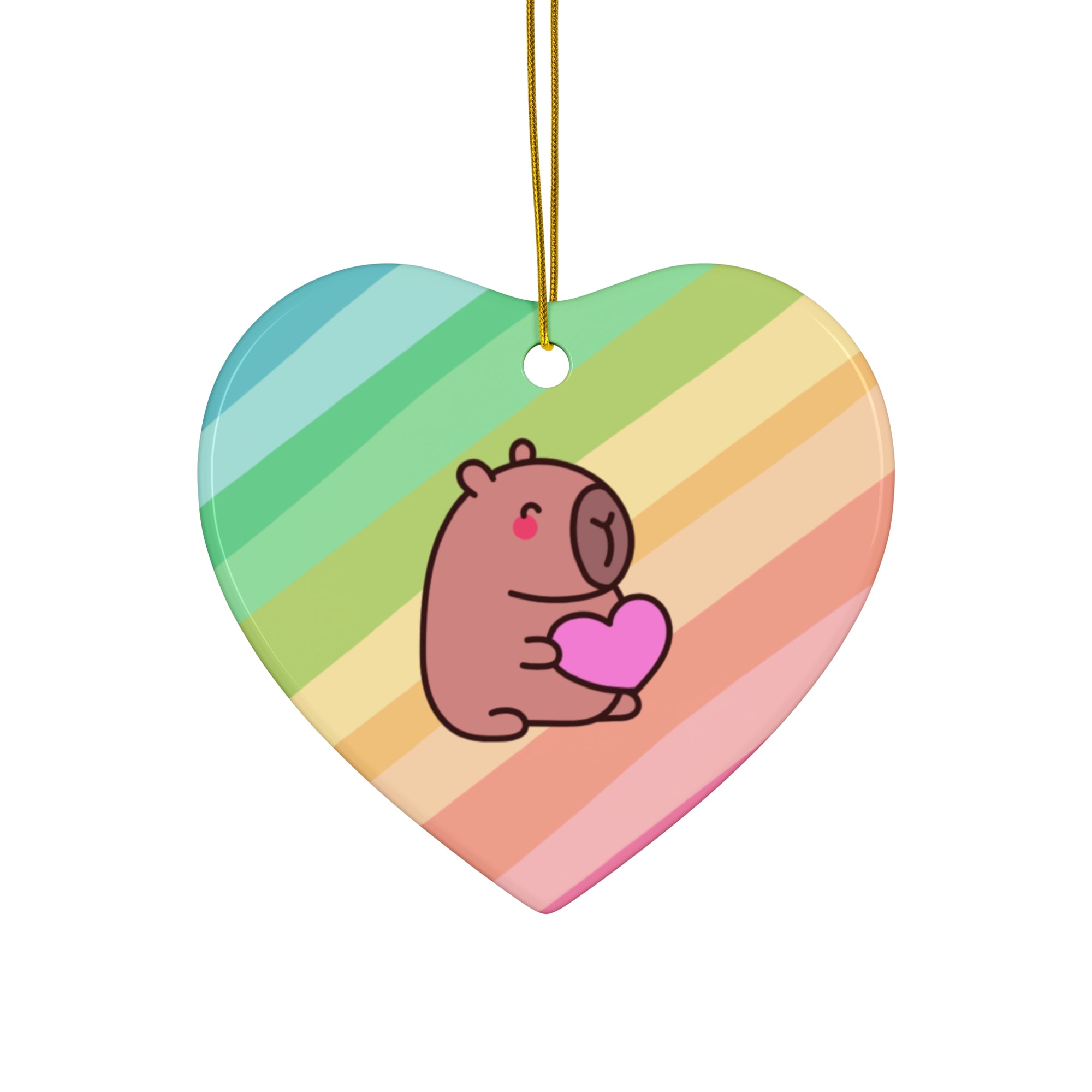 Cappybara or Customize Ceramic Ornament
