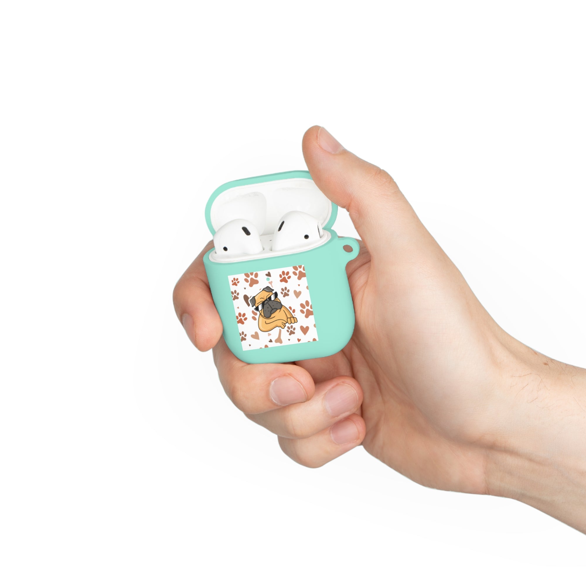 Cute Dog Paw Print AirPods Case Cover