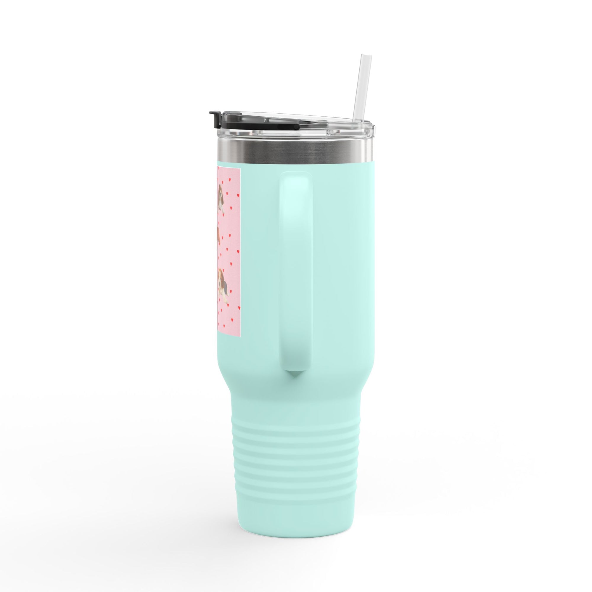 Cute Pet-Themed Insulated Travel Mug, 40oz