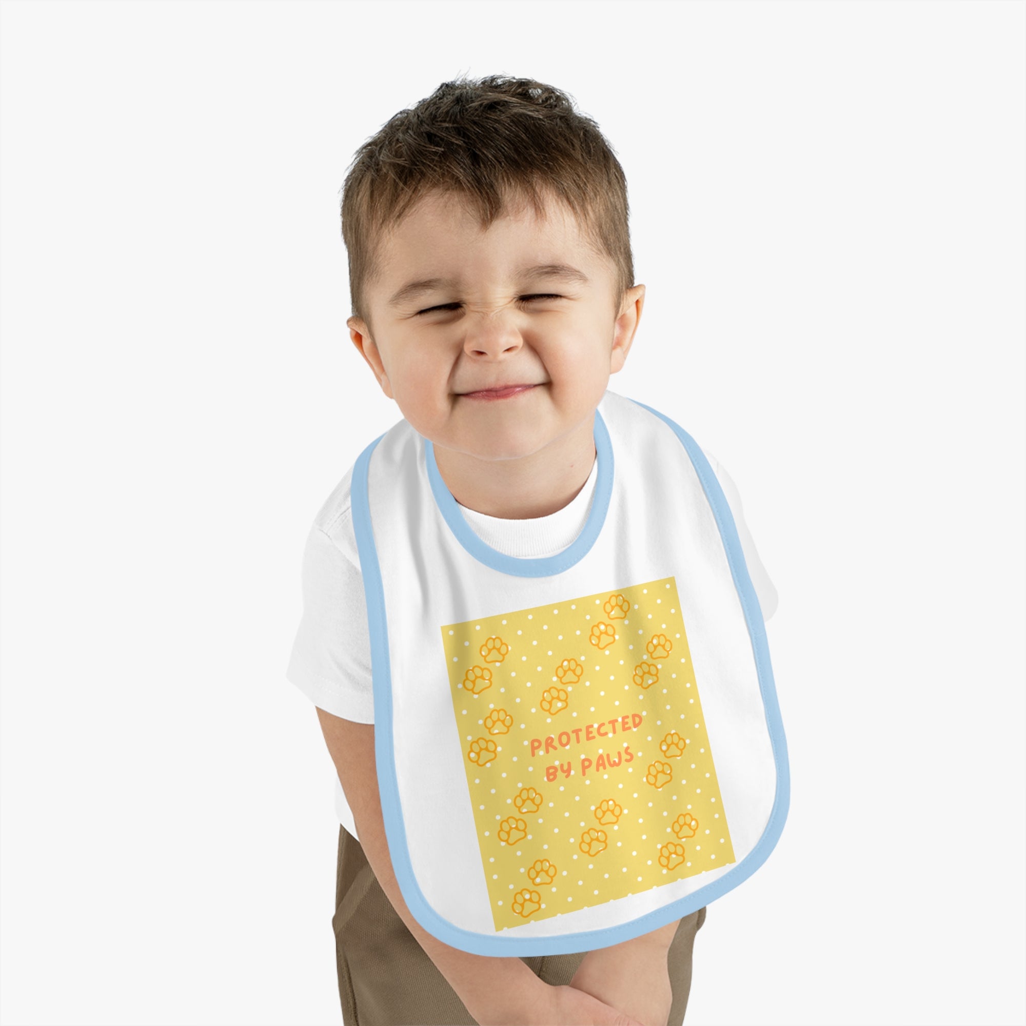 Baby Bib - Protected by Paws