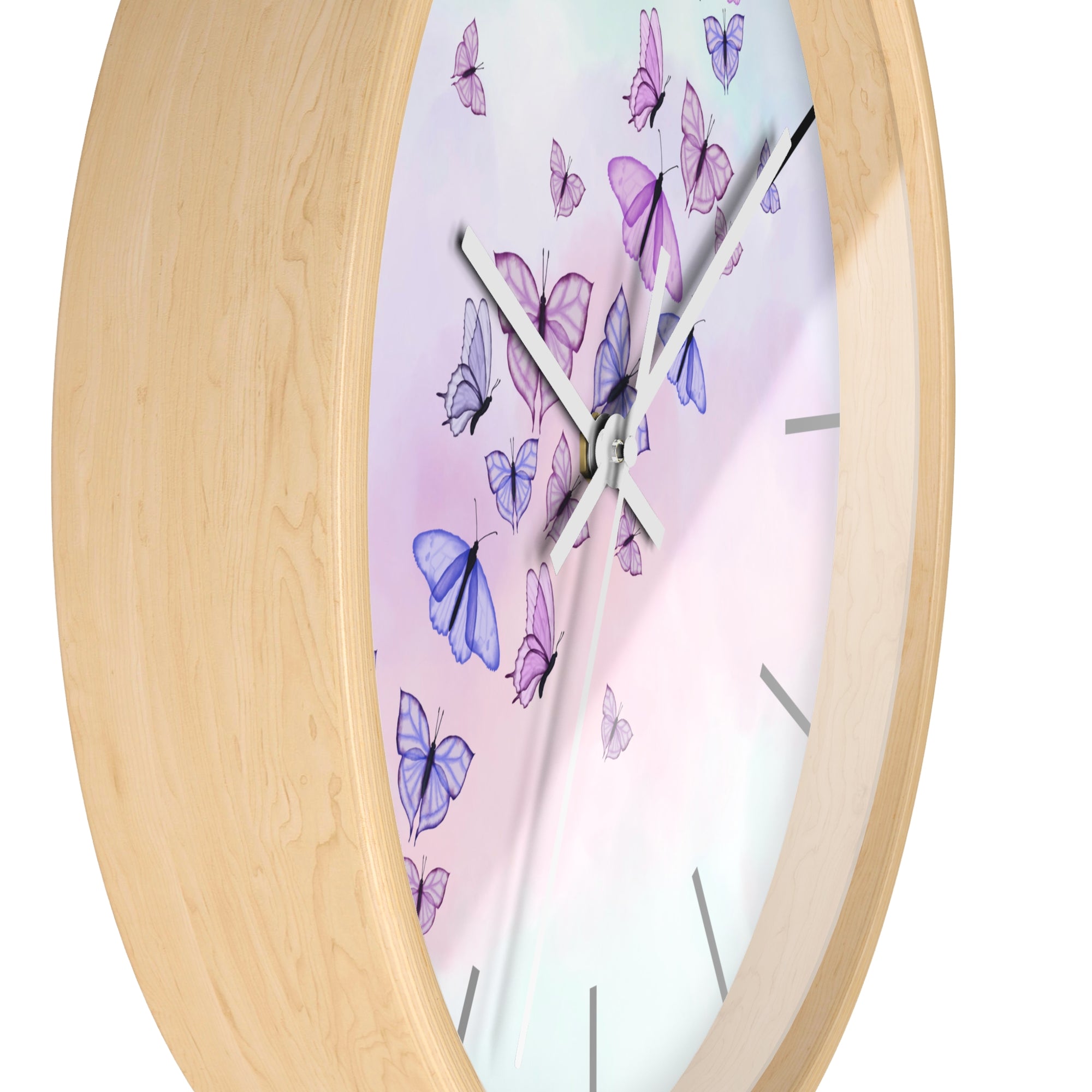 Butterfly Garden Wall Clock