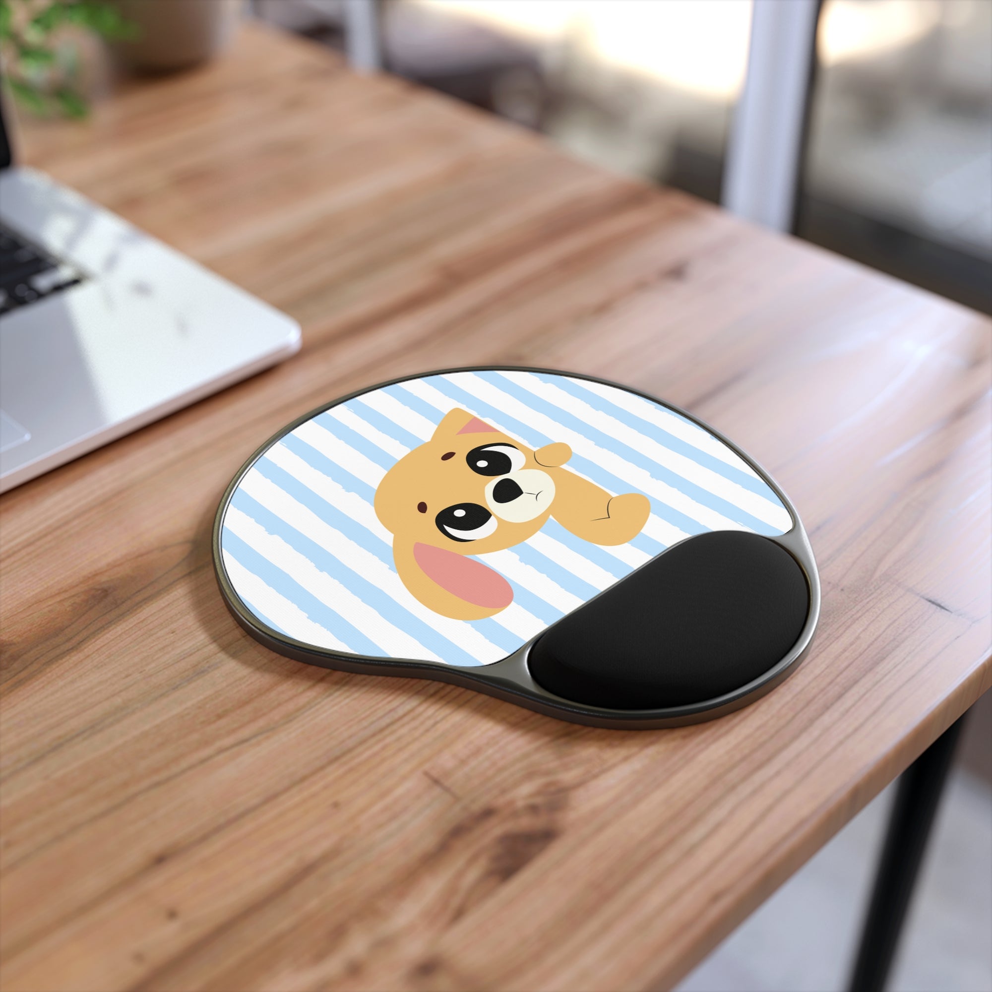 Cute Pup Comfort Mouse Pad  Ergonomic Wrist Support