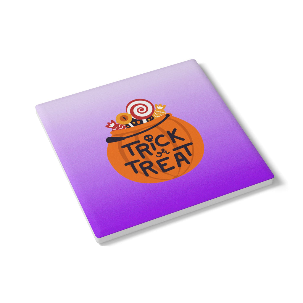 Halloween Trick or Treat Ceramic Coaster