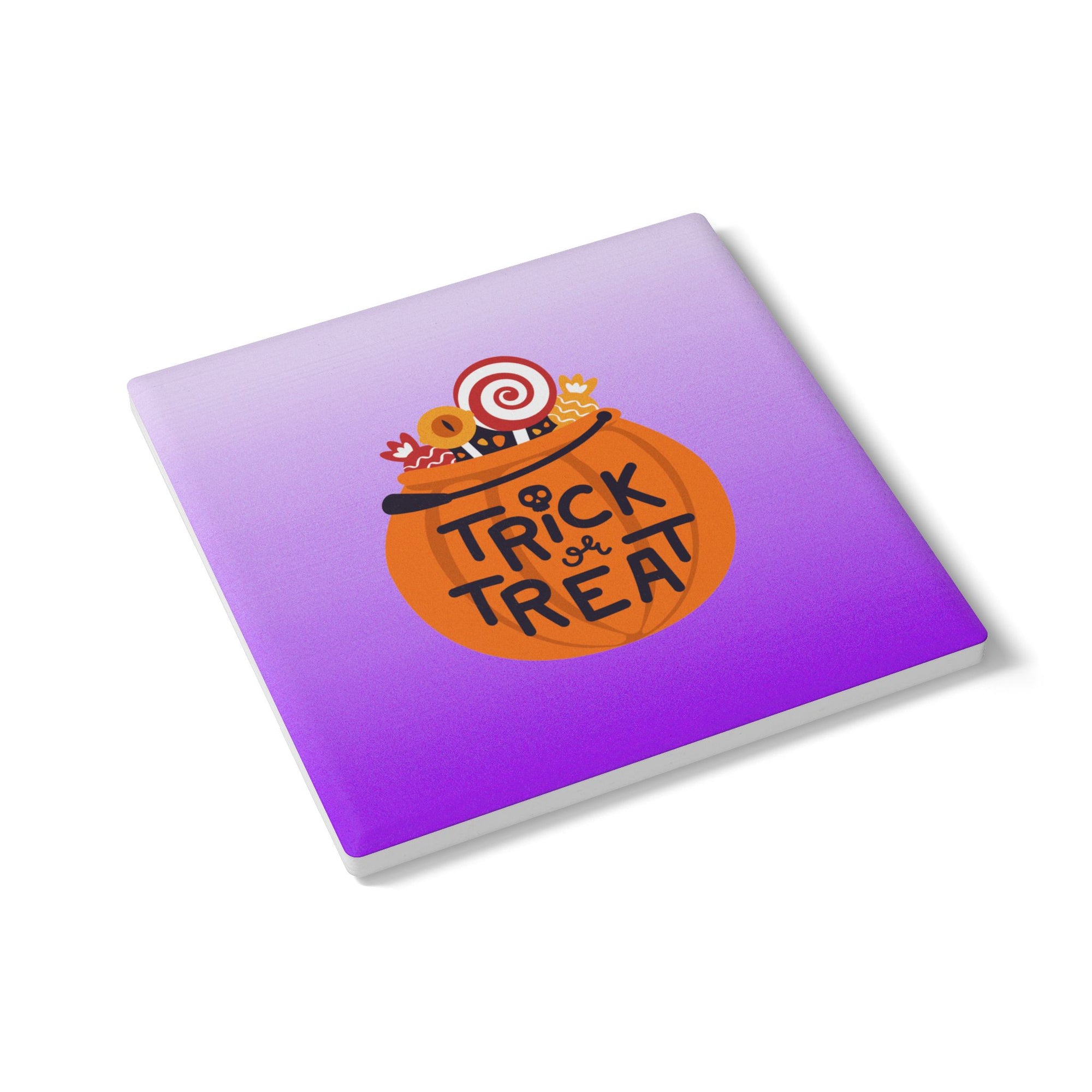 Halloween Trick or Treat Ceramic Coaster