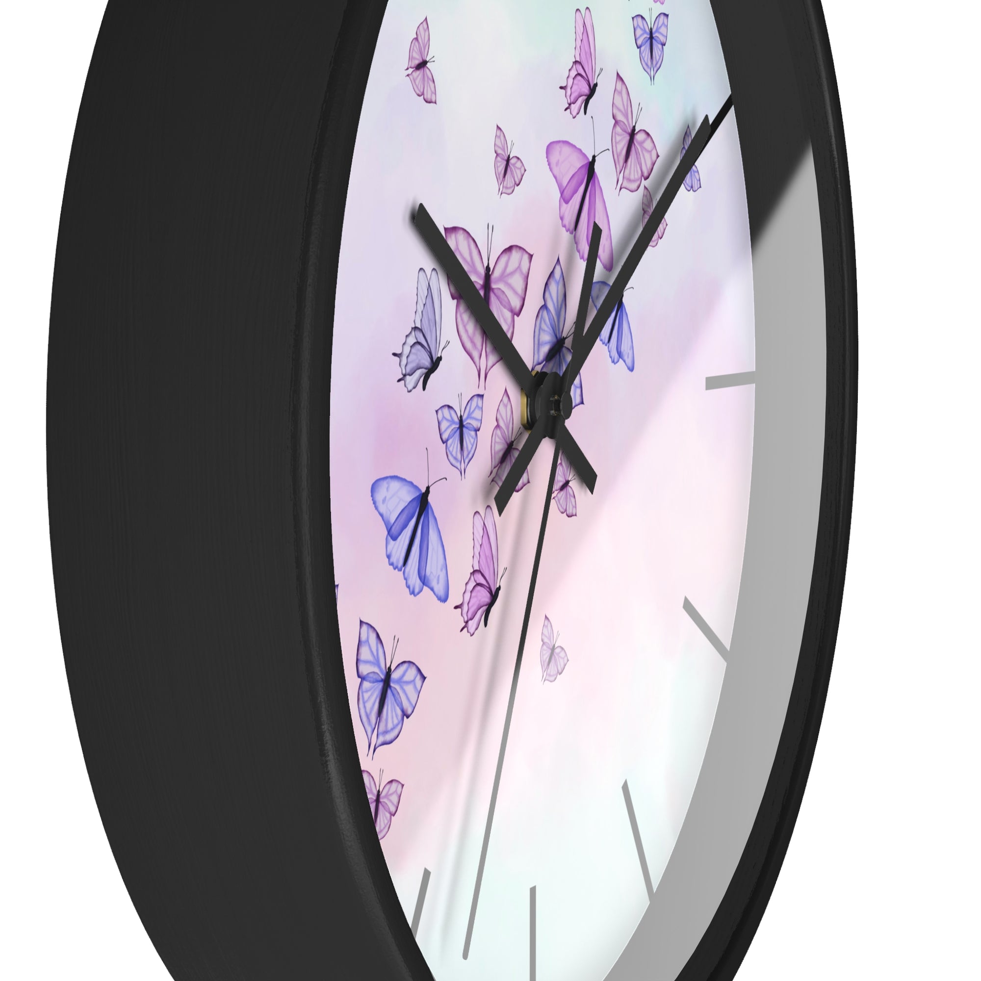 Butterfly Garden Wall Clock