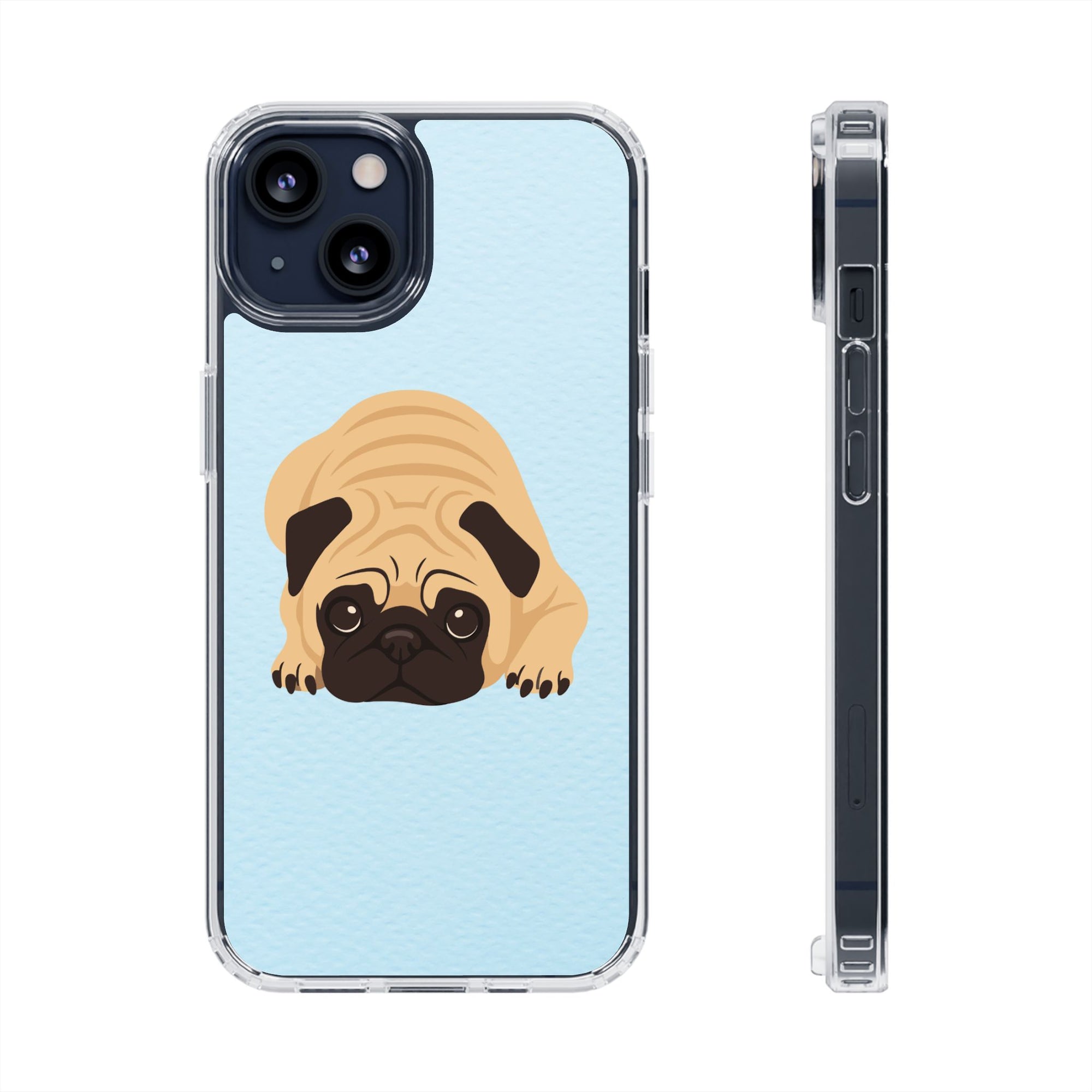 Clear Cute Puppy Impact-Resistant Cases