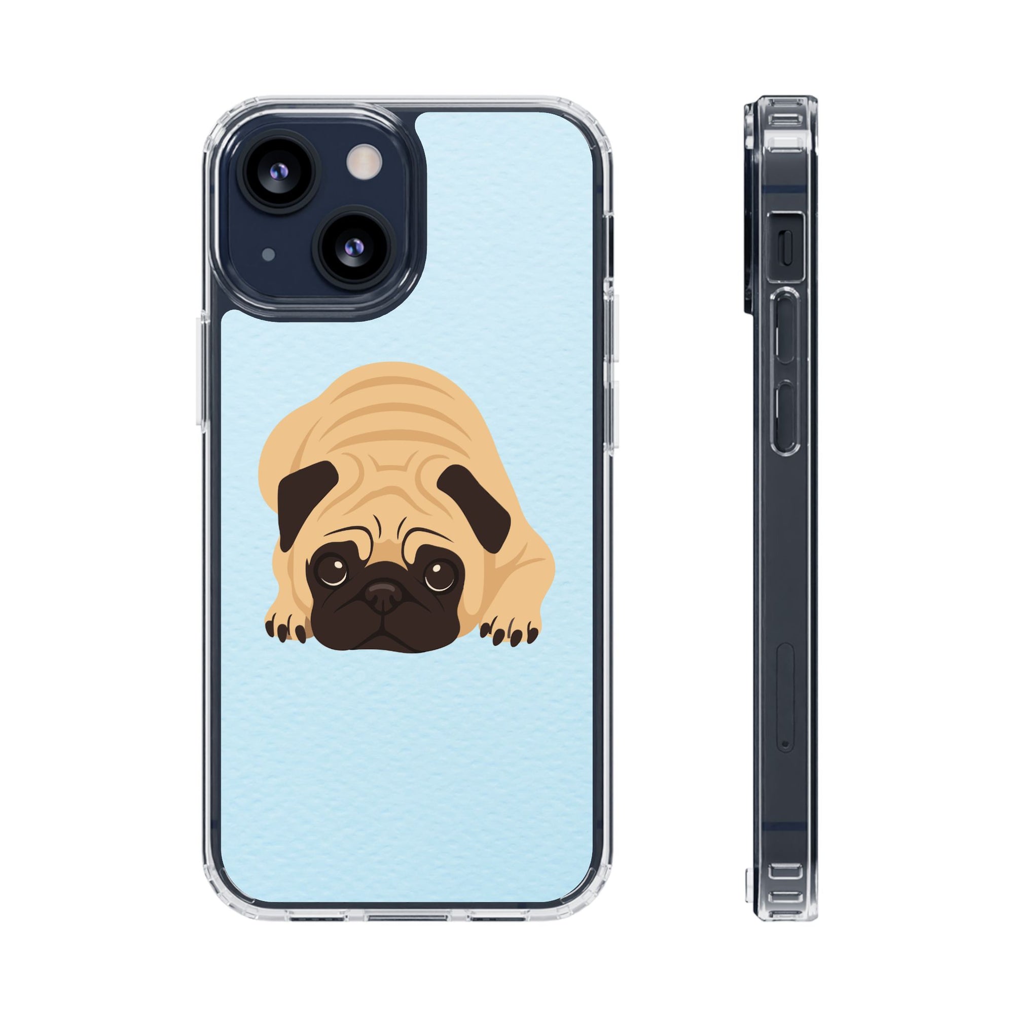 Clear Cute Puppy Impact-Resistant Cases