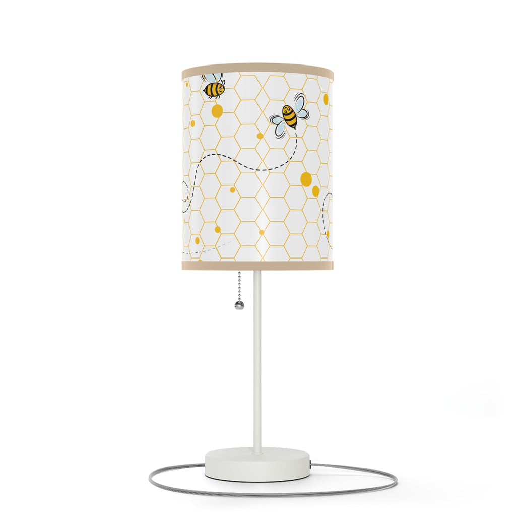 Chic Bee-Themed Table Lamp