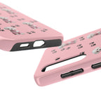Tough Phone Case Cute Dog & Paws Design