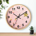 Wall Clock - Glitter & Gold